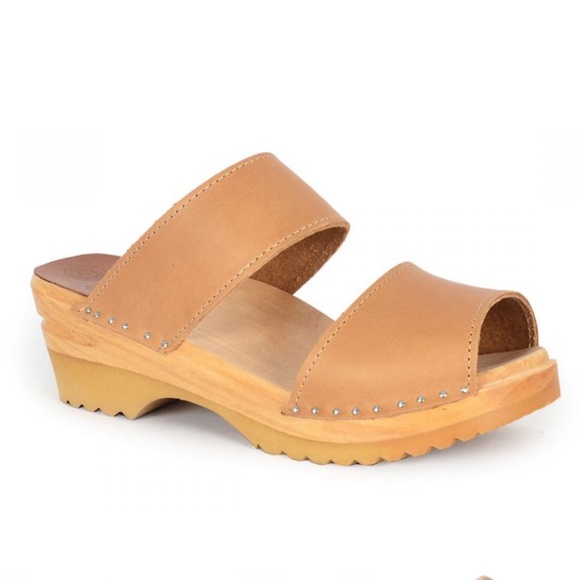Troentorp Shoes - Troentorp Karin Light Tan Swedish Clog Sandals Size 40/US Size 10